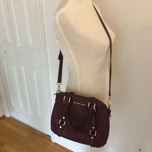 Michael by MK Bordeaux Red Bowler Bag